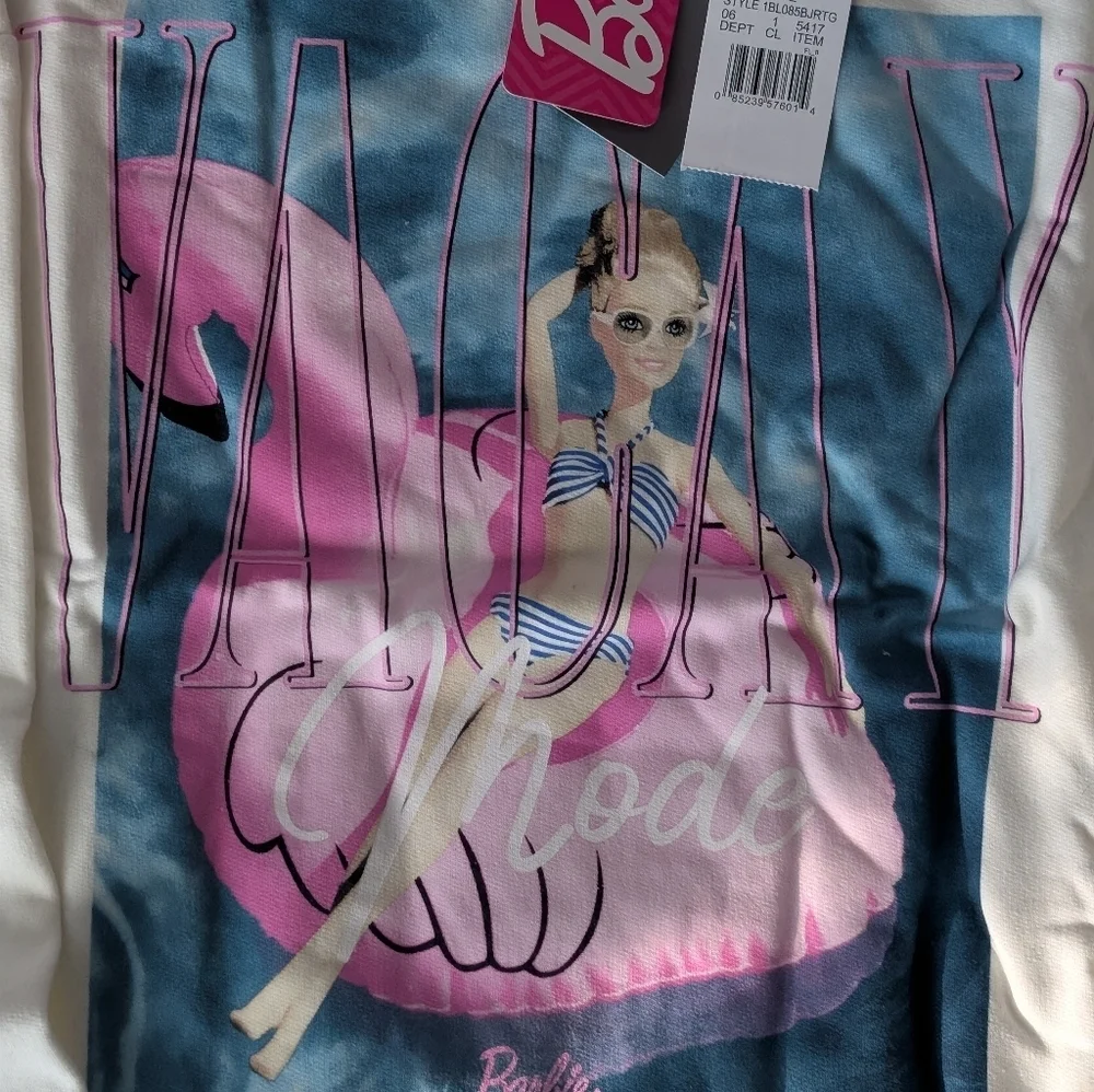 Barbie | Vacay Mode Womens Graphic Sweatshirt - Picture 4 of 6